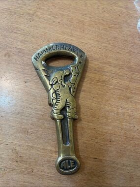 Hammerhead Ale Brass Bottle Opener